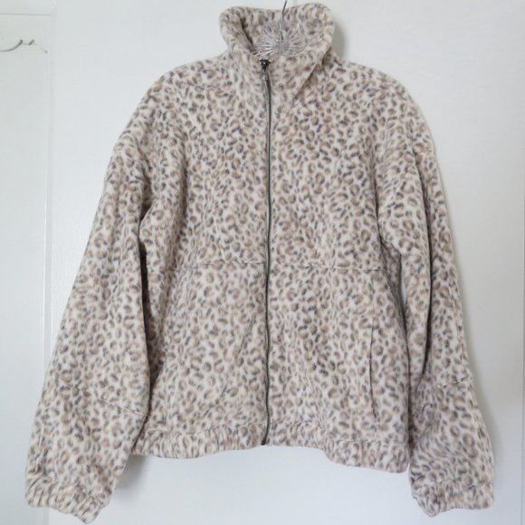 abercrombie leopard sherpa